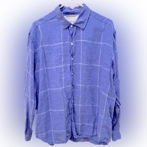 Tommy Bahama Relax Men's 100% Linen Shirt Size Large